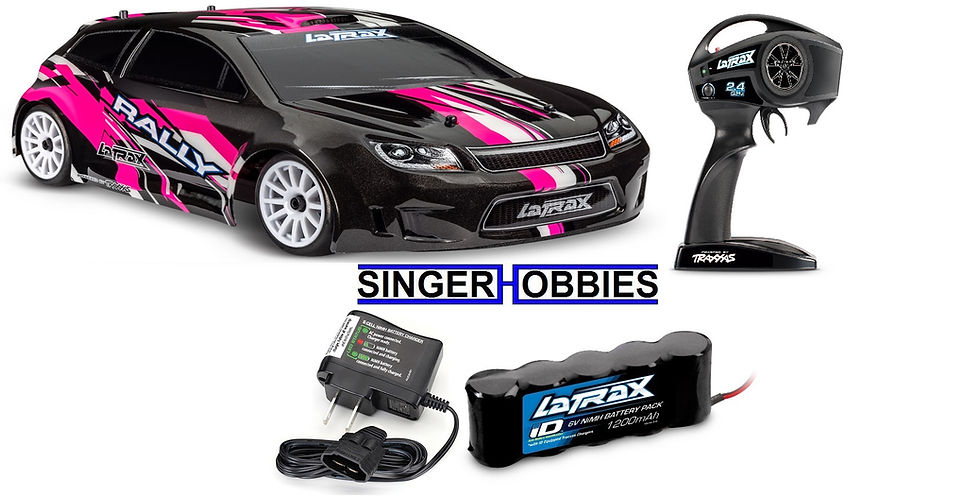 Traxxas 75054-5 1/18 LaTrax Rally 4WD RTR Radio Control Car w/ Battery/Charger