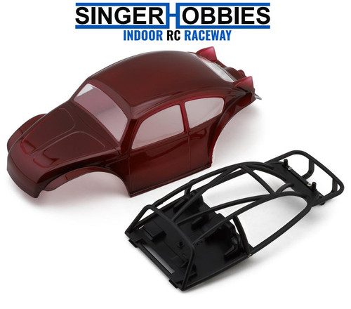 INJORA INJBUG24-RD Axial SCX24 BUG24 1/24 Rock Crawler Body Set Red w ...