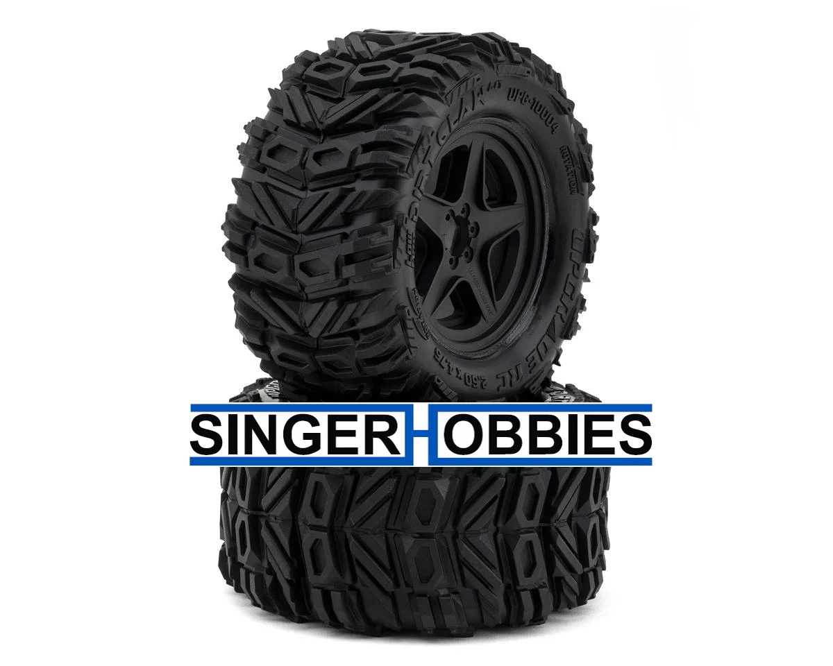 UpGrade RC UPG-10004 Low-Pro BELTED Dirt Claw 2.8" Pre-Mounted All-Terrain Tires