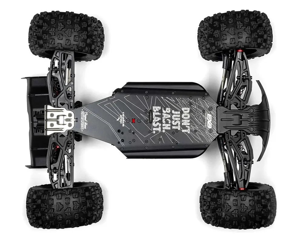 Thumbnail: ARRMA ARA8708V6T1 6S EXB BLX RTR 1/8 4WD Brushless Speed RC Truck Black V6