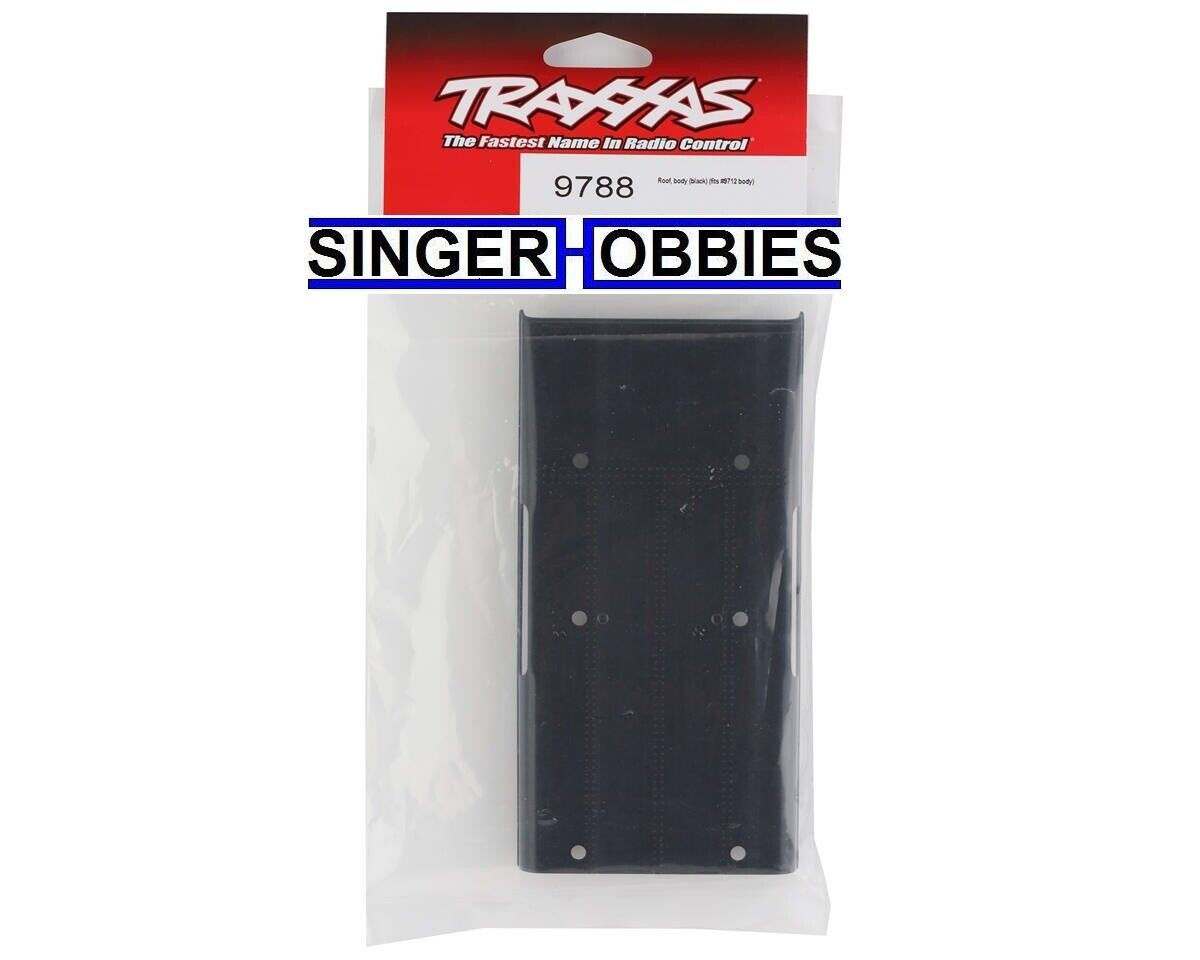 Traxxas 9788 Roof, Body (Black) (Fits #9712 Body) TRX-4M DEFENDER TRA1