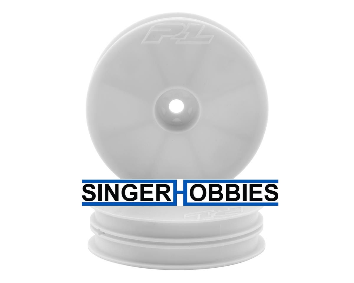 Pro-Line 2778-04 Velocity "Narrow" 2.2" Front Wheels (2) (B6/RB6) White 12mm