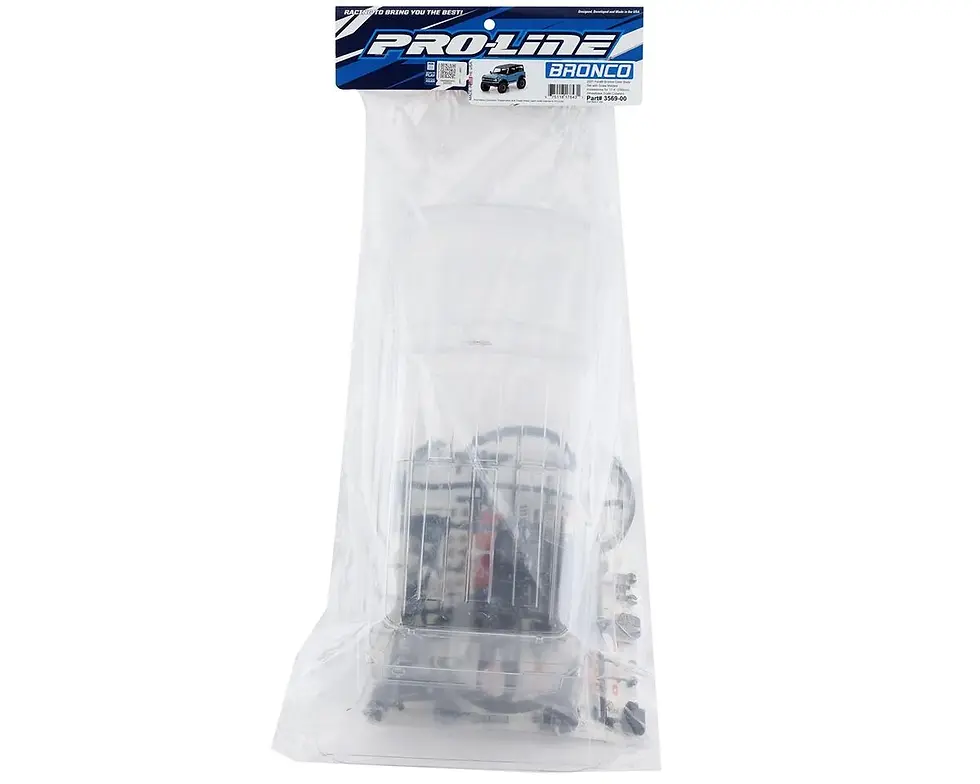 Thumbnail: PRO-LINE 356900 2021 Ford Bronco Rock Crawler Body (Clear) 11.4" WB