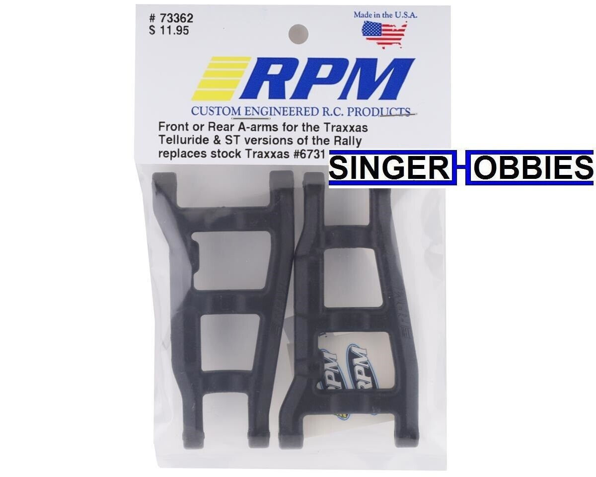 RPM RPM73362 Traxxas Telluride / ST RALLY Front & Rear A-Arm Set NEW HH