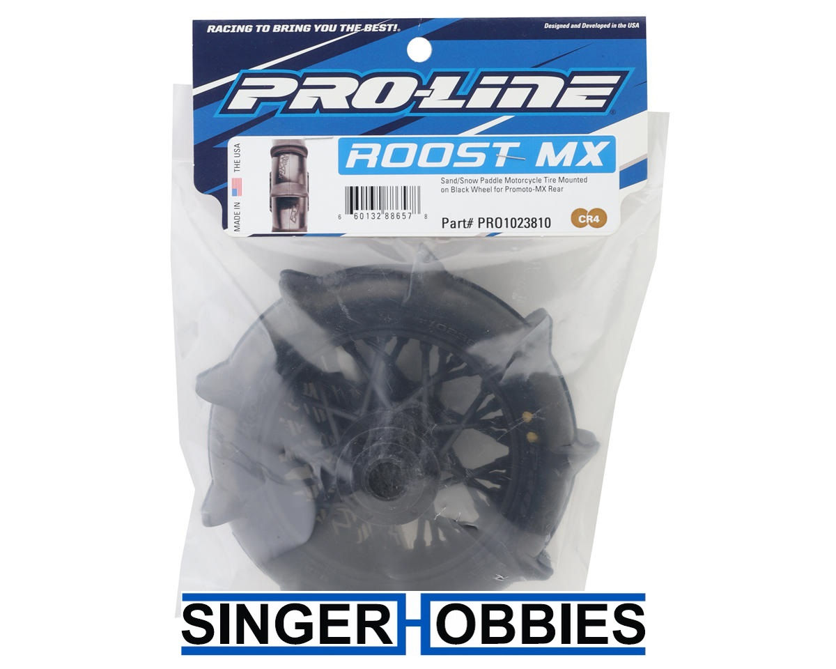 Pro Line 10238-10 PromoMoto 1/4 Roost MX Paddle Motorcycle Rear Tire Medium