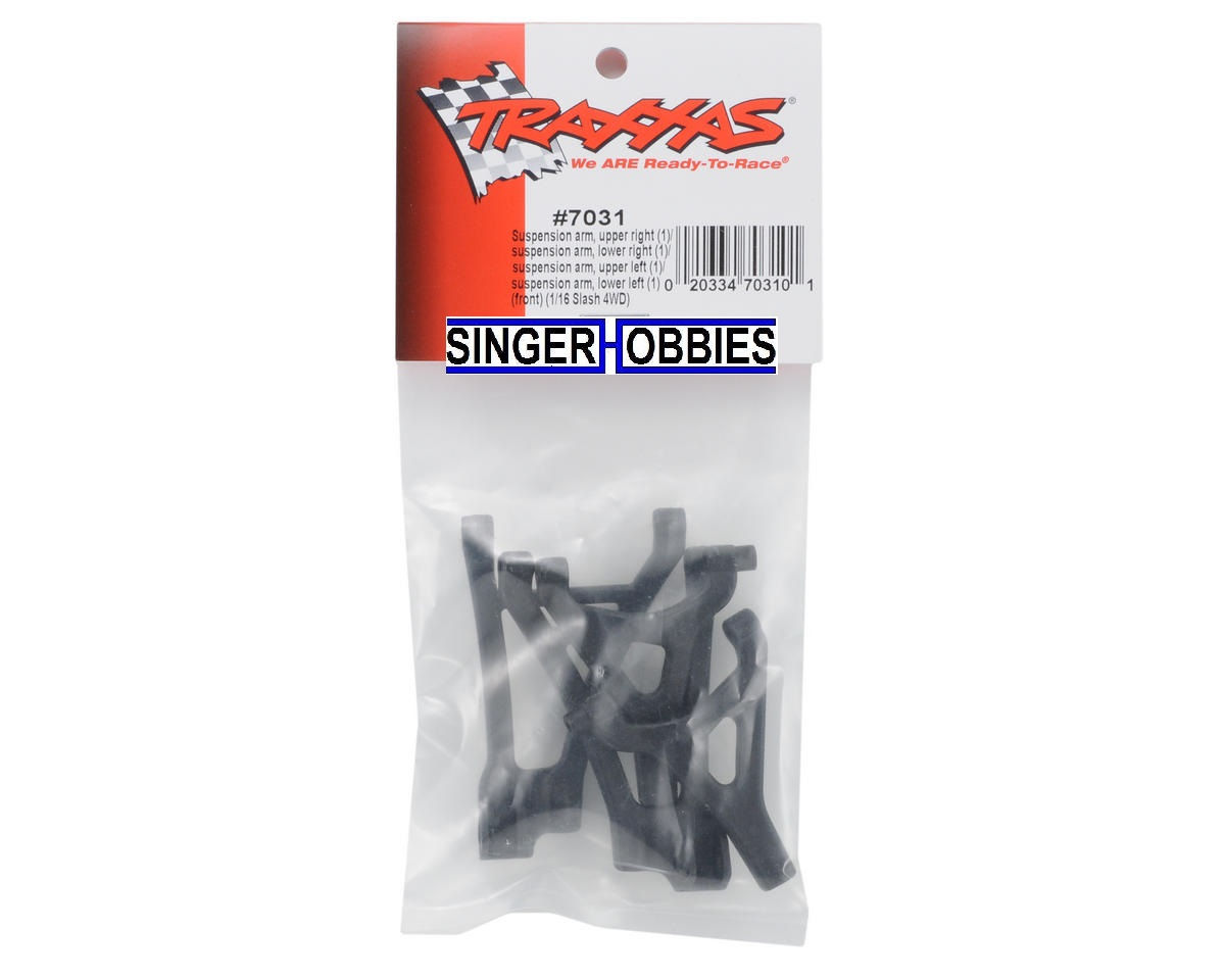 Traxxas 7031 Suspension Arm Set, Front 1/16 Slash