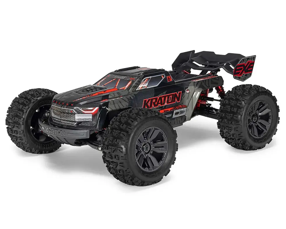 Thumbnail: ARRMA ARA8708V6T1 6S EXB BLX RTR 1/8 4WD Brushless Speed RC Truck Black V6