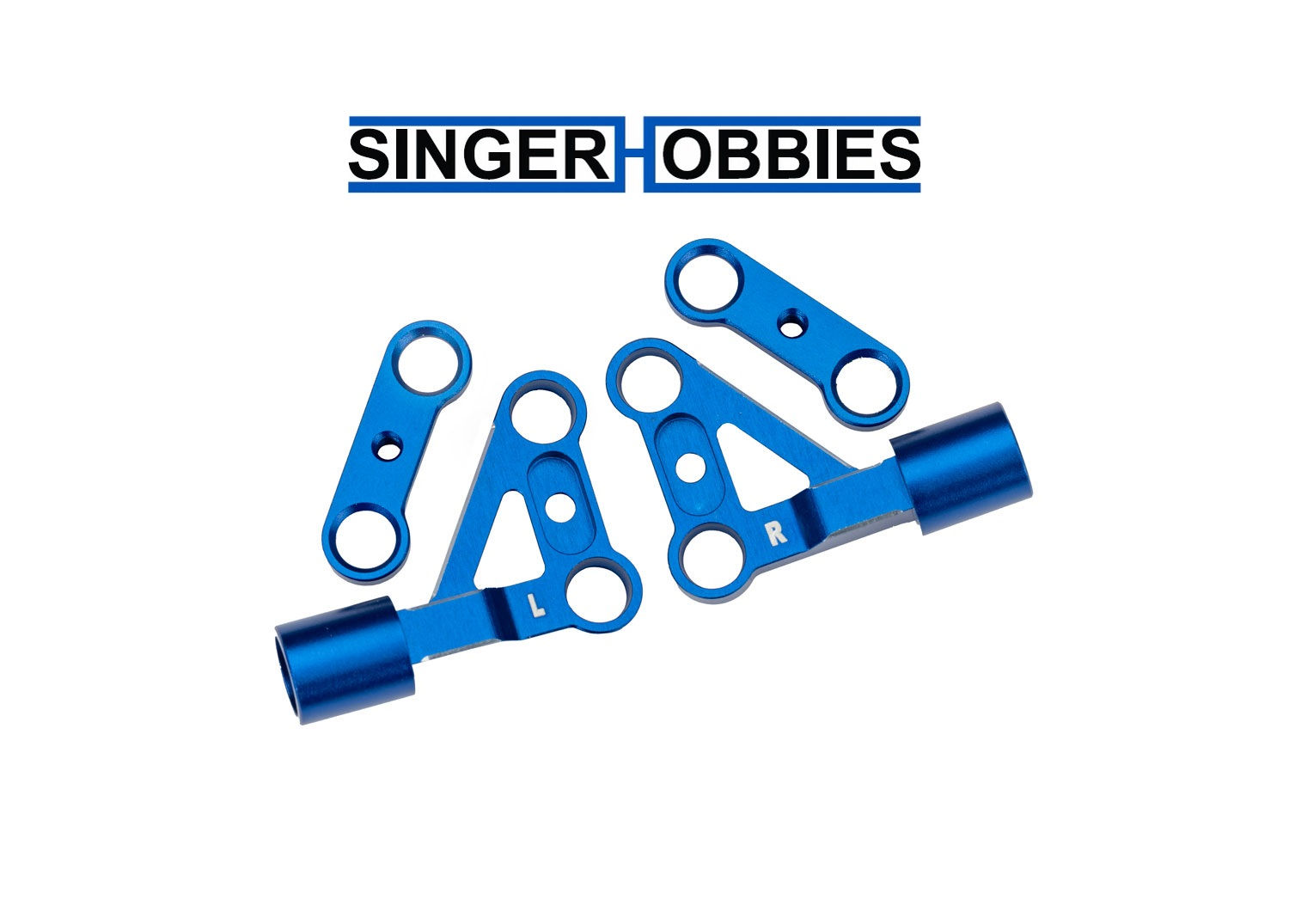 Traxxas 10533-BLUE Suspension Arms Front Aluminum 4-TEC 2.0 DRIFT