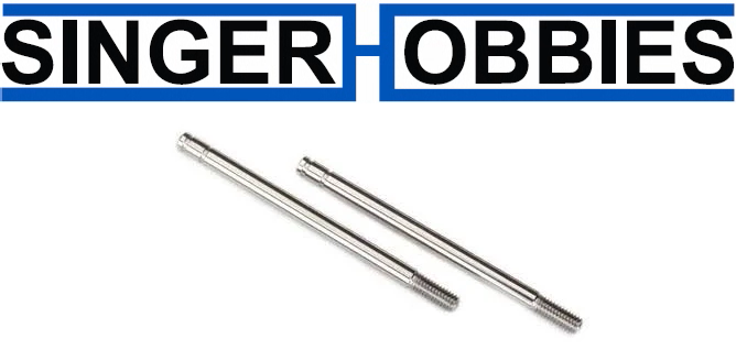 Traxxas 10863 MINI SLASH 4X4 35 mm Steel Shock Shafts (2)