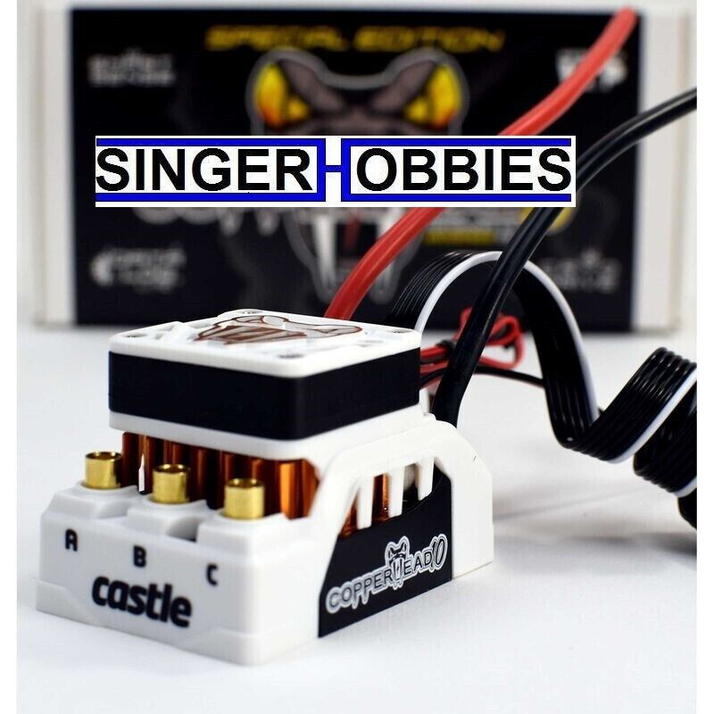 Castle CSE010017000 Copperhead 10 16.8V Waterproof Sensored ESC Special Ed HH