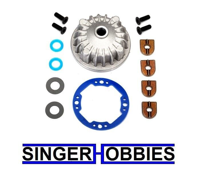 Traxxas 6781 Housing center differential aluminum x-ring gaskets etc. 4X4