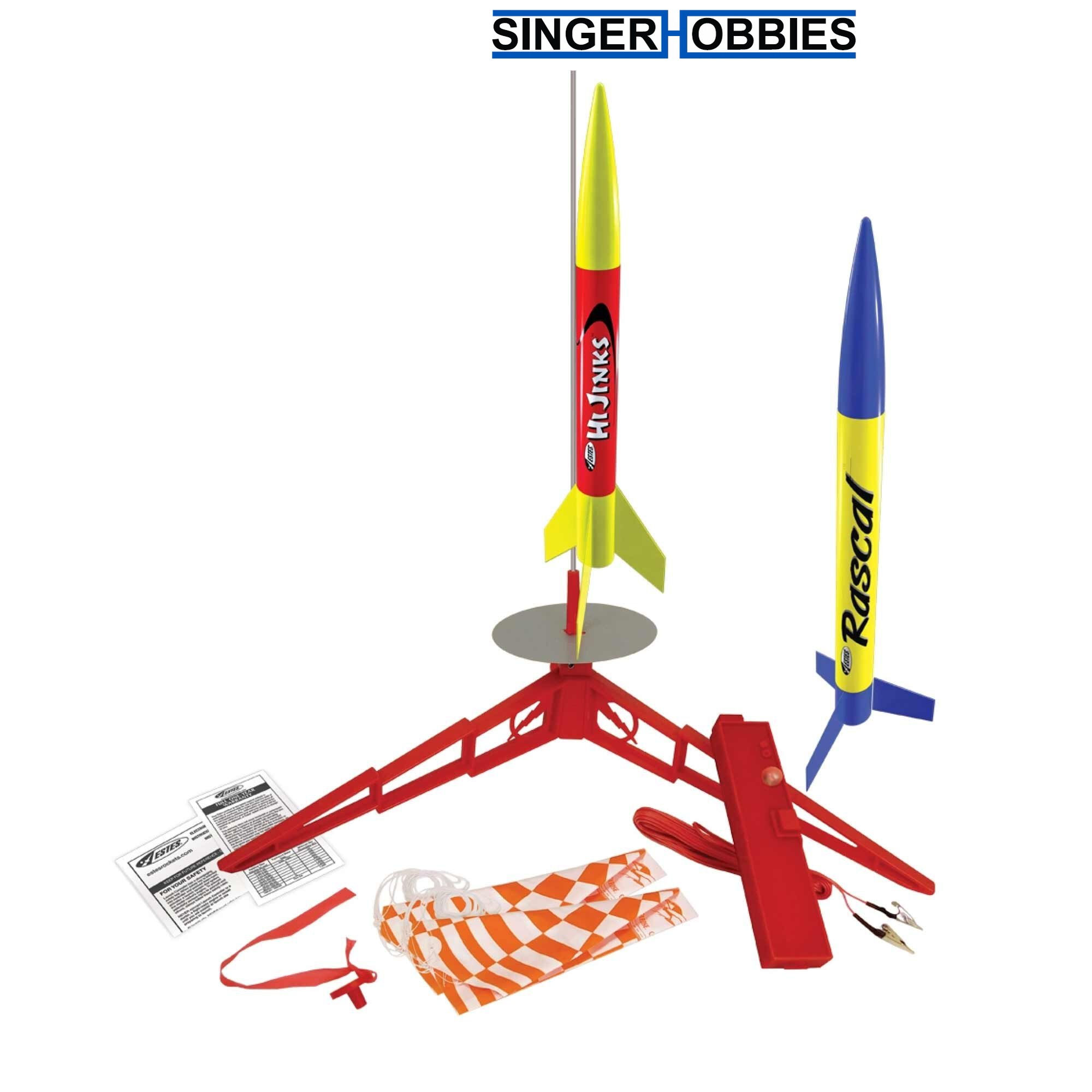 ESTES EST1499 Rascal & HiJinks Model Rocket Launch Set (REQUIRES ENGINE)