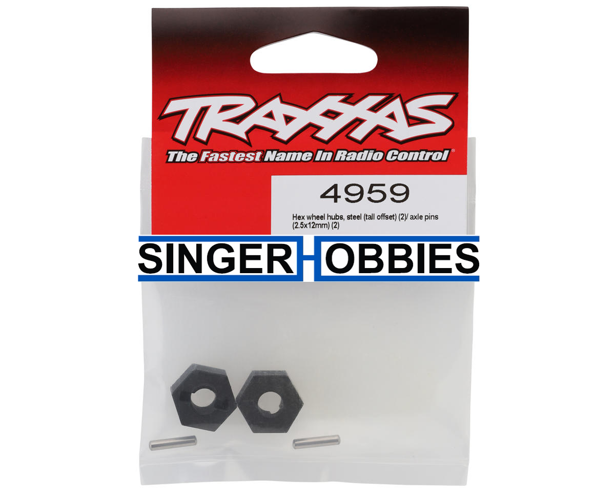 Traxxas 4959 Tall Offset Hex Wheel Hubs (2) T-MAXX