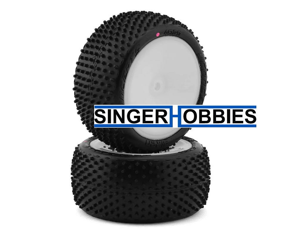 Thumbnail: JCONCEPTS 4029-101021 Siren LP 2.2" Rear Buggy Carpet Tires White 12mm Hex