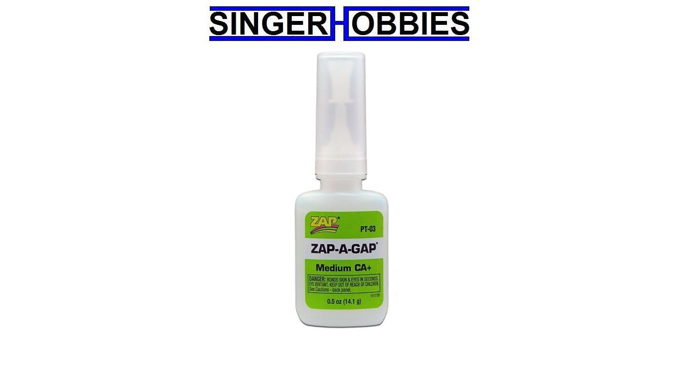 ZAP Zap-A-Gap Medium CA+ Glue, 1/2 oz PAAPT03 HH