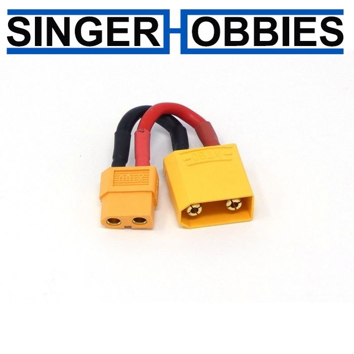 MT RACING MTR2050 XT60 Female to XT90 Male Wired Adapter