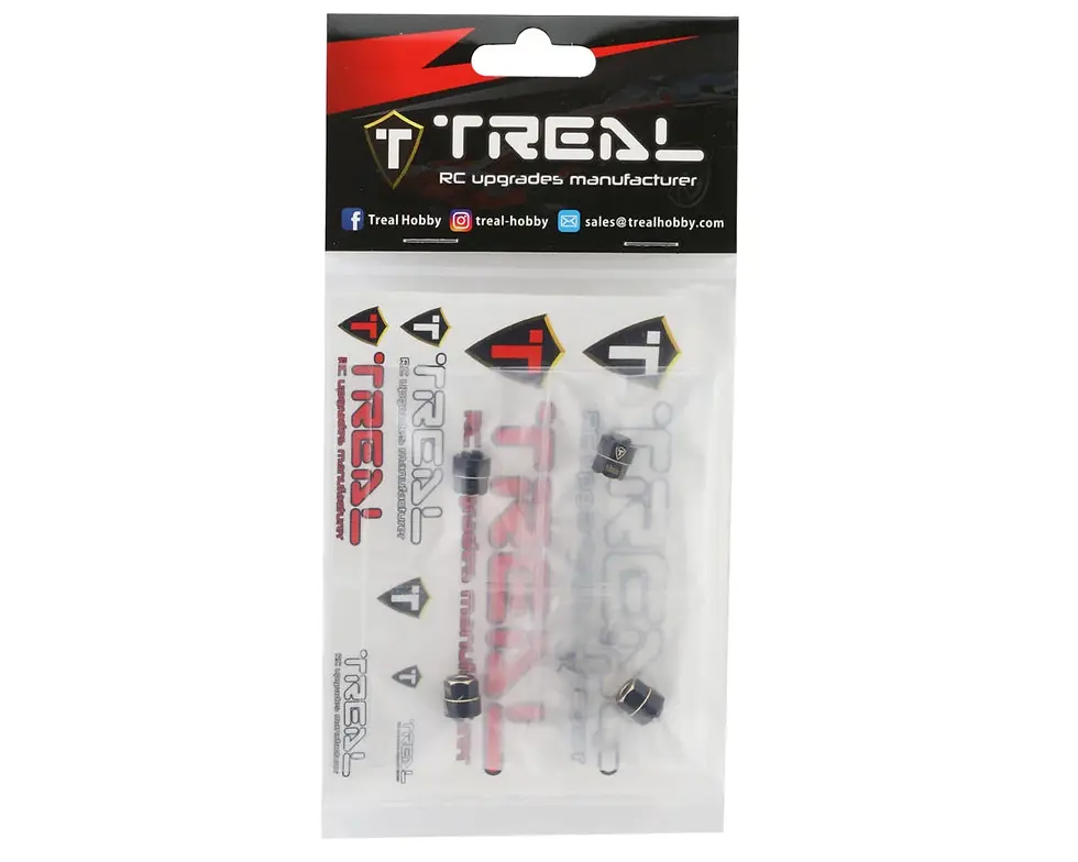 TREAL HOBBY TLHTTRX-4M-02 Extended Brass Wheel Hub Hex Traxxas TRX-4M 3g +10mm
