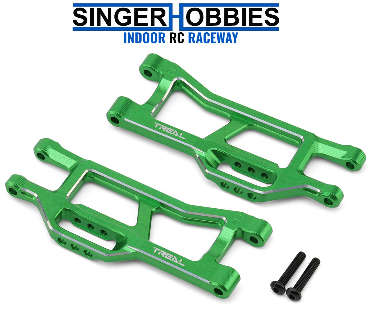 TREAL TLHMINIMAXX-103 7075 Aluminum Front Lower Suspension Arms Traxxas Mini XRT