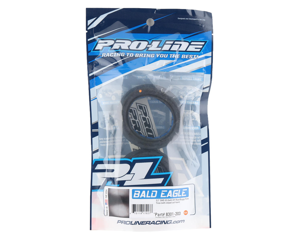 PRO-LINE 8301-203 Bald Eagle 2.2" 2WD Front Buggy Tires (2) (S3)