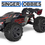 Thumbnail: ARRMA ARA8708V6T1 6S EXB BLX RTR 1/8 4WD Brushless Speed RC Truck Black V6