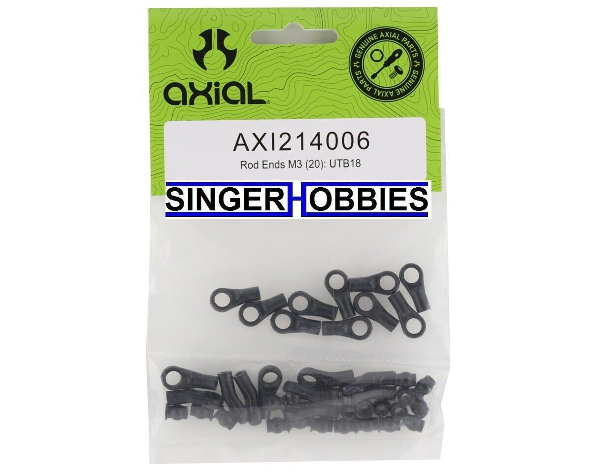 Axial AXI214006 Rod Ends M3 (20): UTB18 Capra HH