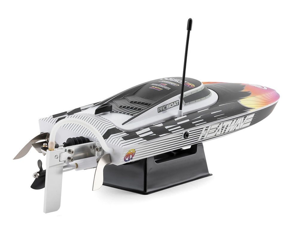 Thumbnail: Pro Boat PRB08053T2 Recoil 2 18" Brushless Deep-V Self-Righting RTR Heatwave