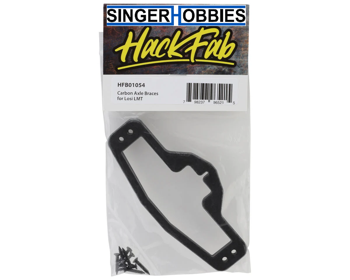 HackFab HFB01054 Losi LMT Carbon Fiber Axle Braces (2)