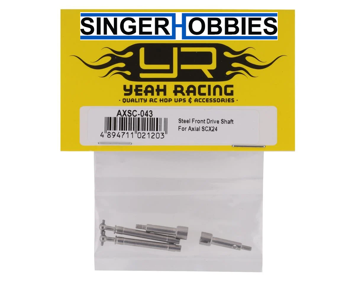 Yeah Racing YEA-AXSC-043 SCX24 Steel Front Driveshafts