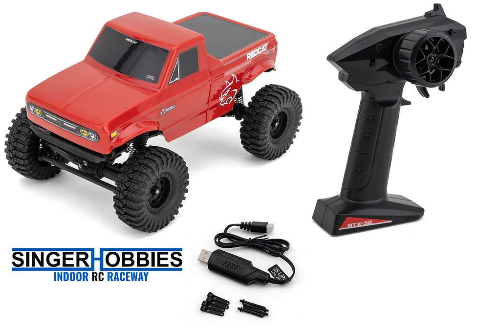 Thumbnail: REDCAT Ascent-32 V2 1/32 4WD RTR Rock Crawler w/ Radio, Battery & Charger