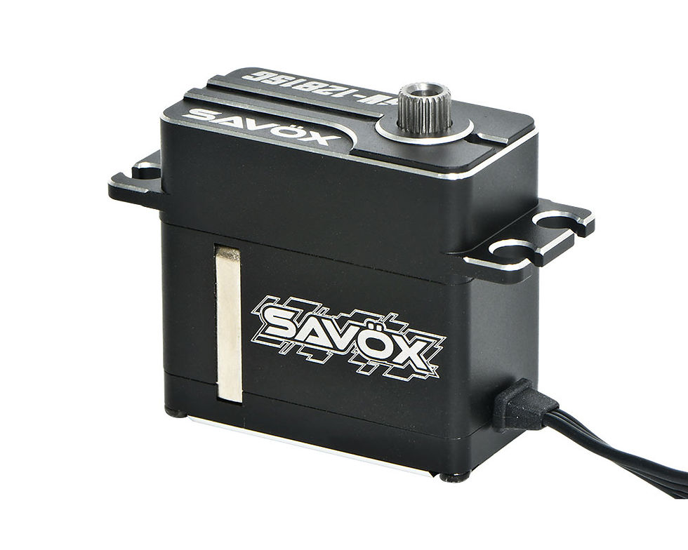 Thumbnail: Savox SAVSV1281SG-BE High Voltage Coreless Steel Gear Monster Torque Servo