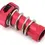 Thumbnail: Hot Racing AON48A02 Arrma 1/8 Servo Saver Tube w/Clamping Nut Set (Red)