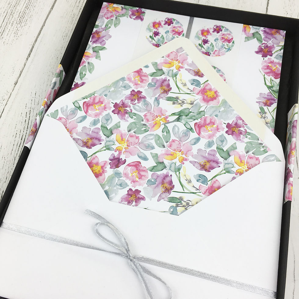 Thumbnail: Luxury Peony Writing Set
