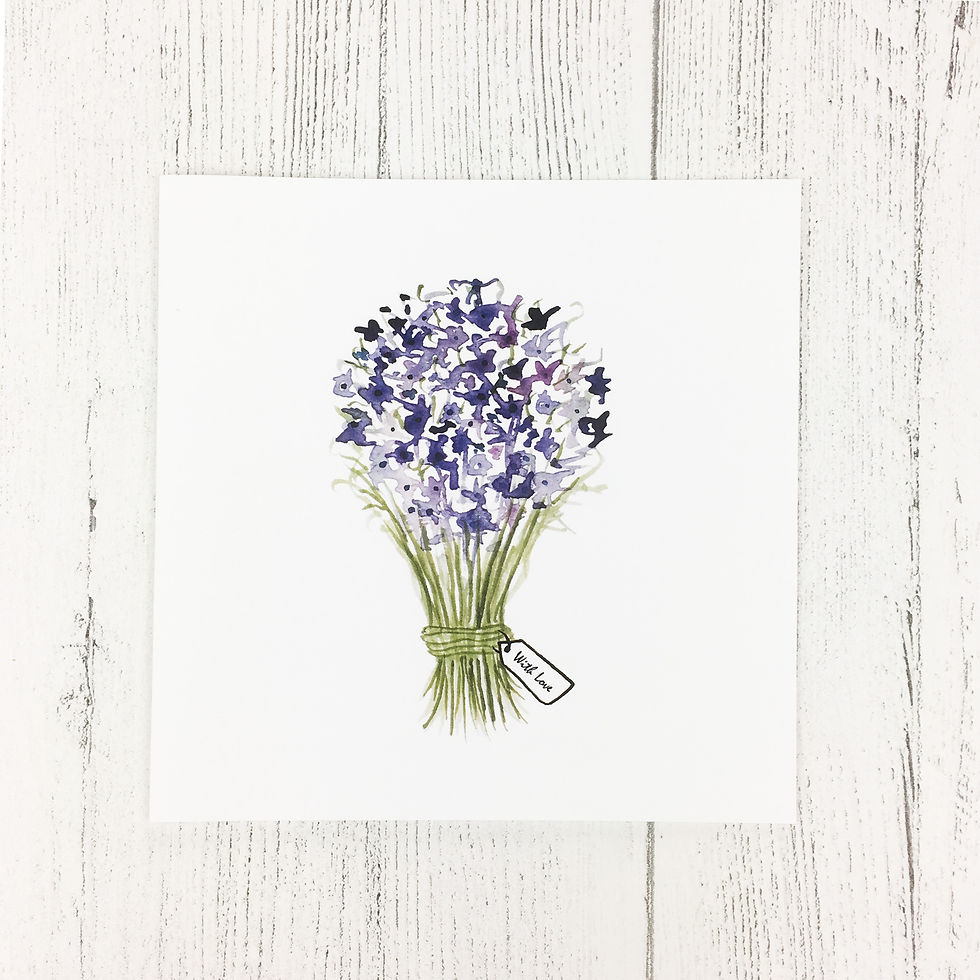 Thumbnail: Flower Bouquet Greetings Card