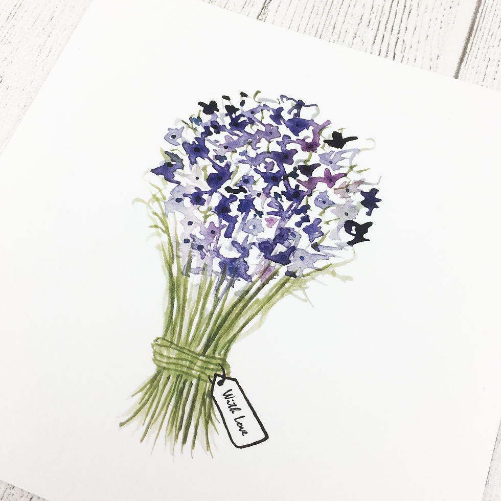 Thumbnail: Flower Bouquet Greetings Card