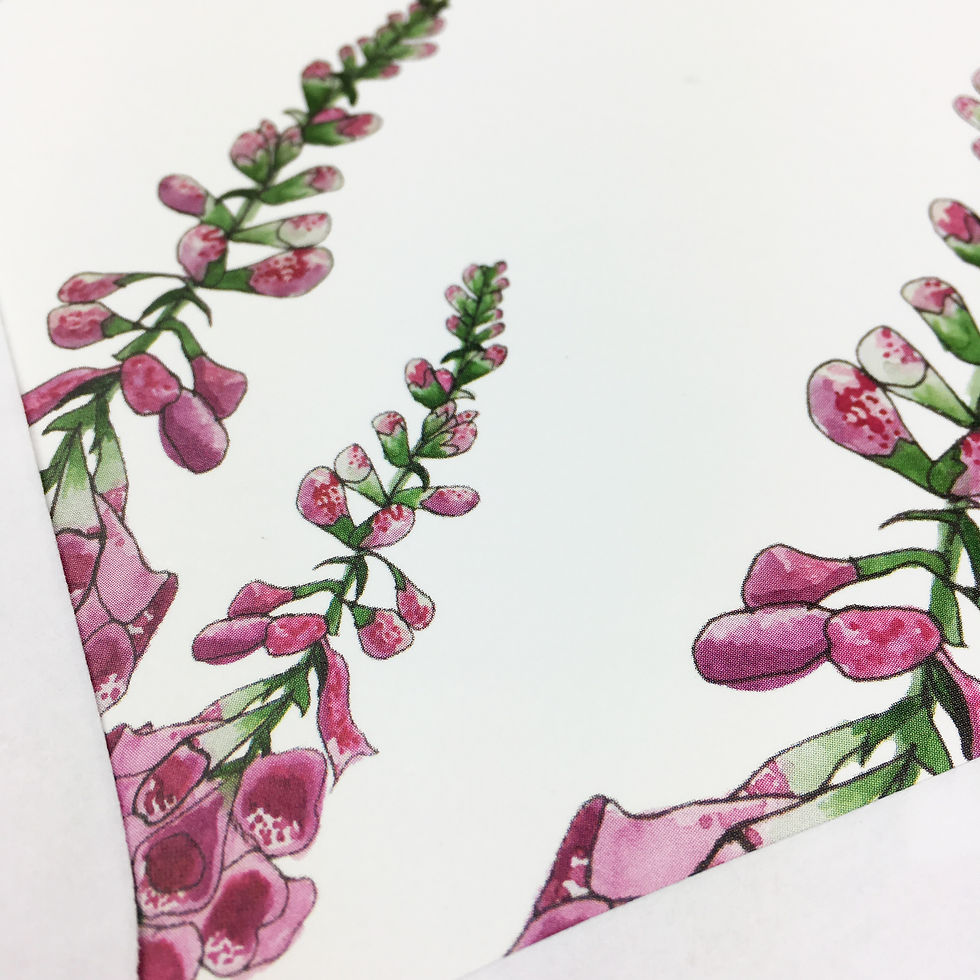 Thumbnail: Foxglove Greetings Card