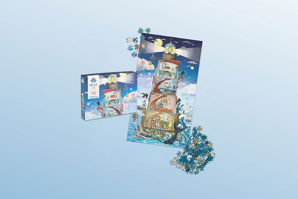 Puzzle 500p Le phare - Moulin Roty