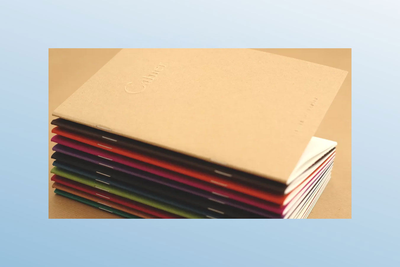 Cahiers A5 pages non lignées - L'Atelier du papier