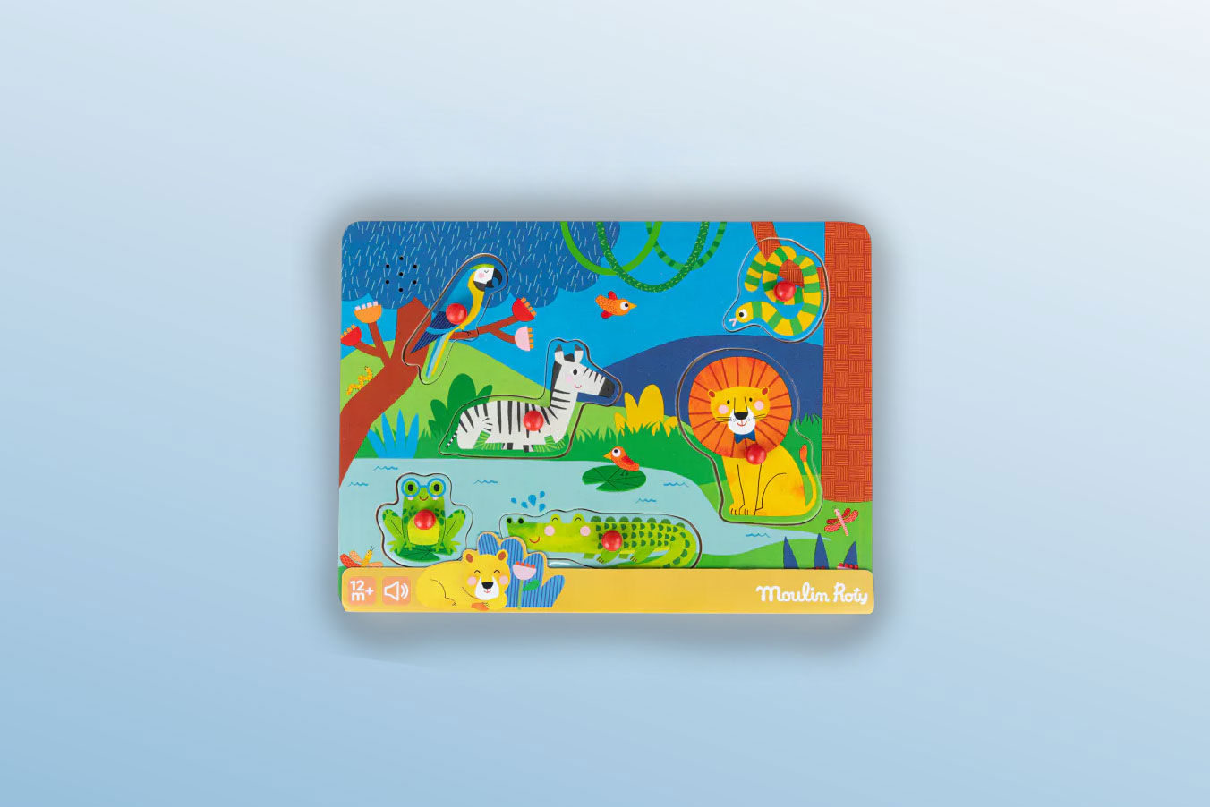 Puzzle sonore en bois - Moulin Roty