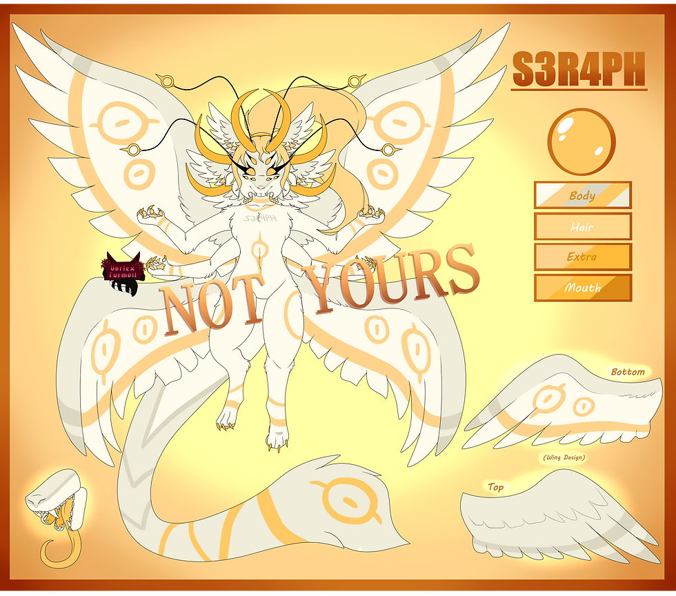 Seraph (S3R4PH) - Adopted by Astra - Designed by VortexTurmoil