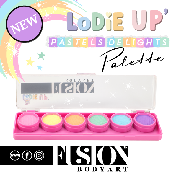 Elodie's Pastel Delights Palette by Fusion Face Painting Palette