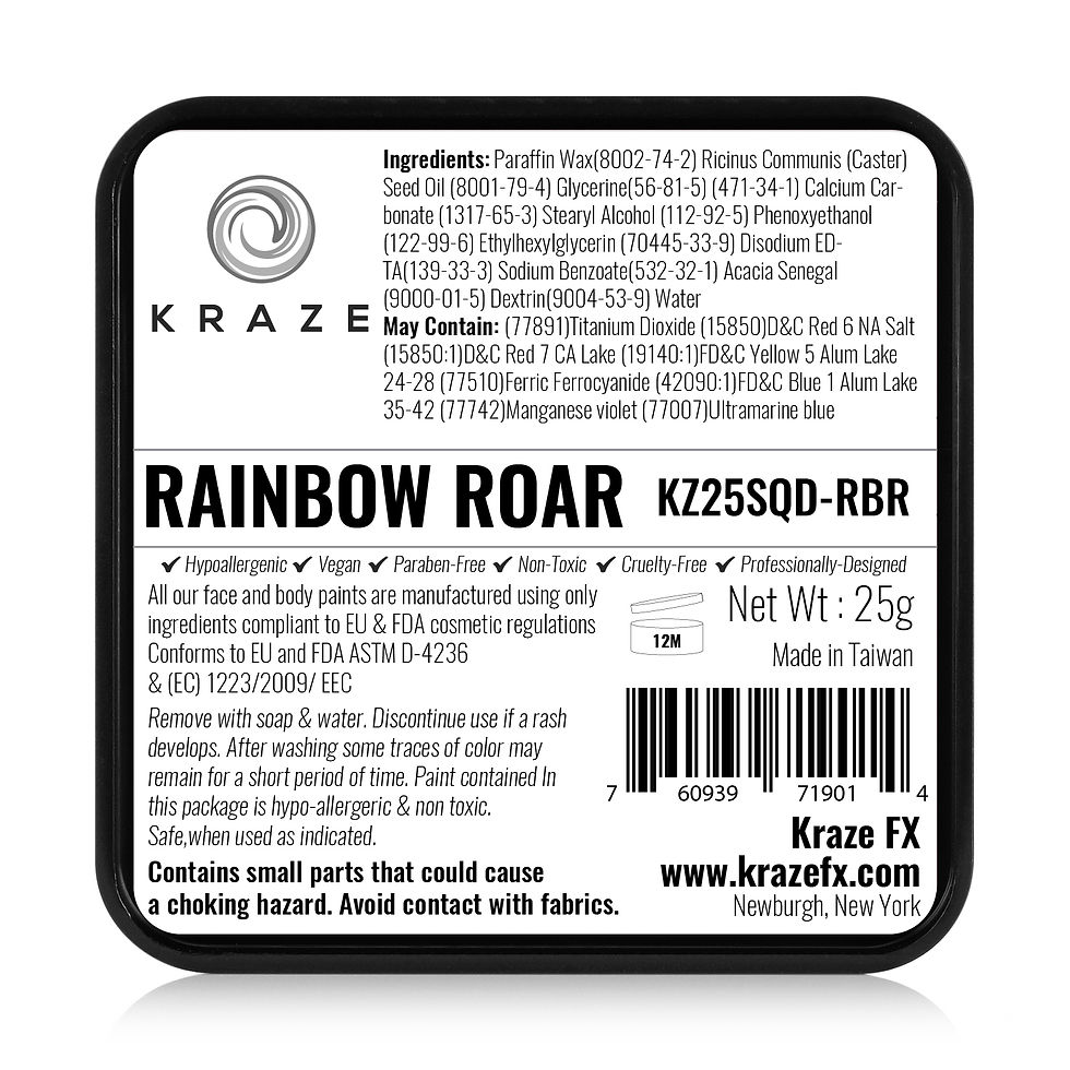 Thumbnail: KRAZE DOME CAKE - 25 GM - RAINBOW ROAR