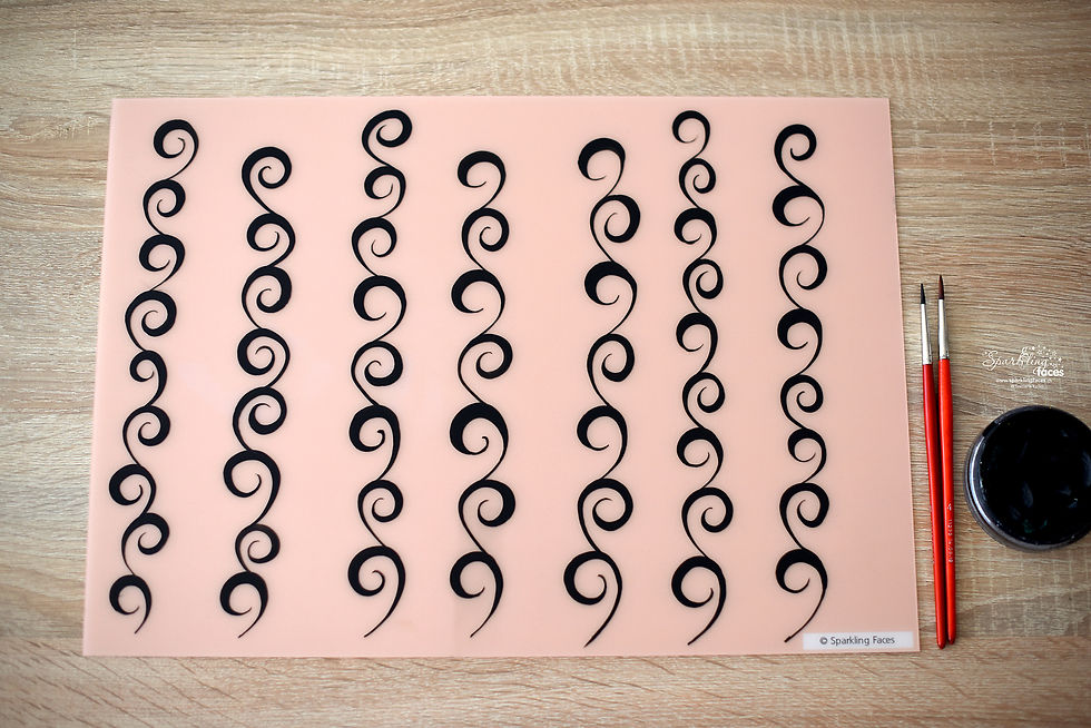 Thumbnail: Plain board- light skin tone Practice Board by Sparkling Faces