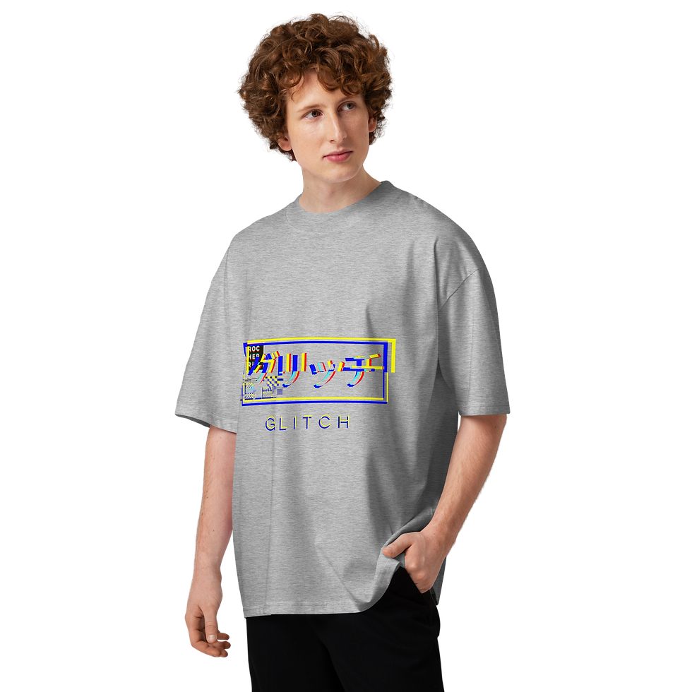 Thumbnail: Unisex organic oversized high neck t-shirt 2