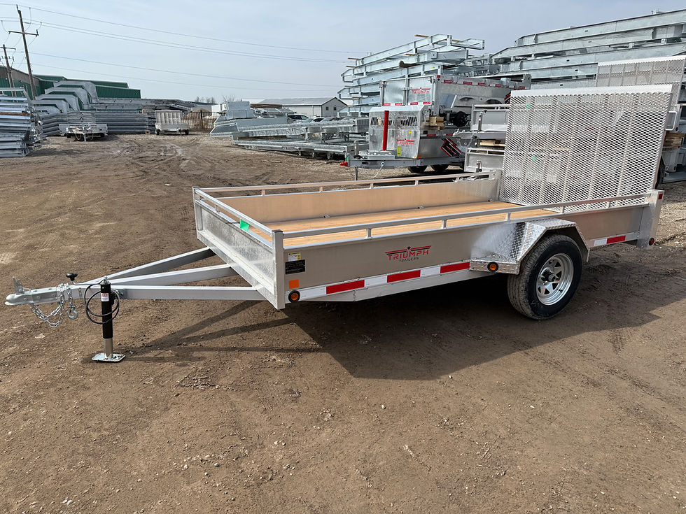 AU4 SA6x12' 3500 Aluminum Utility Trailer