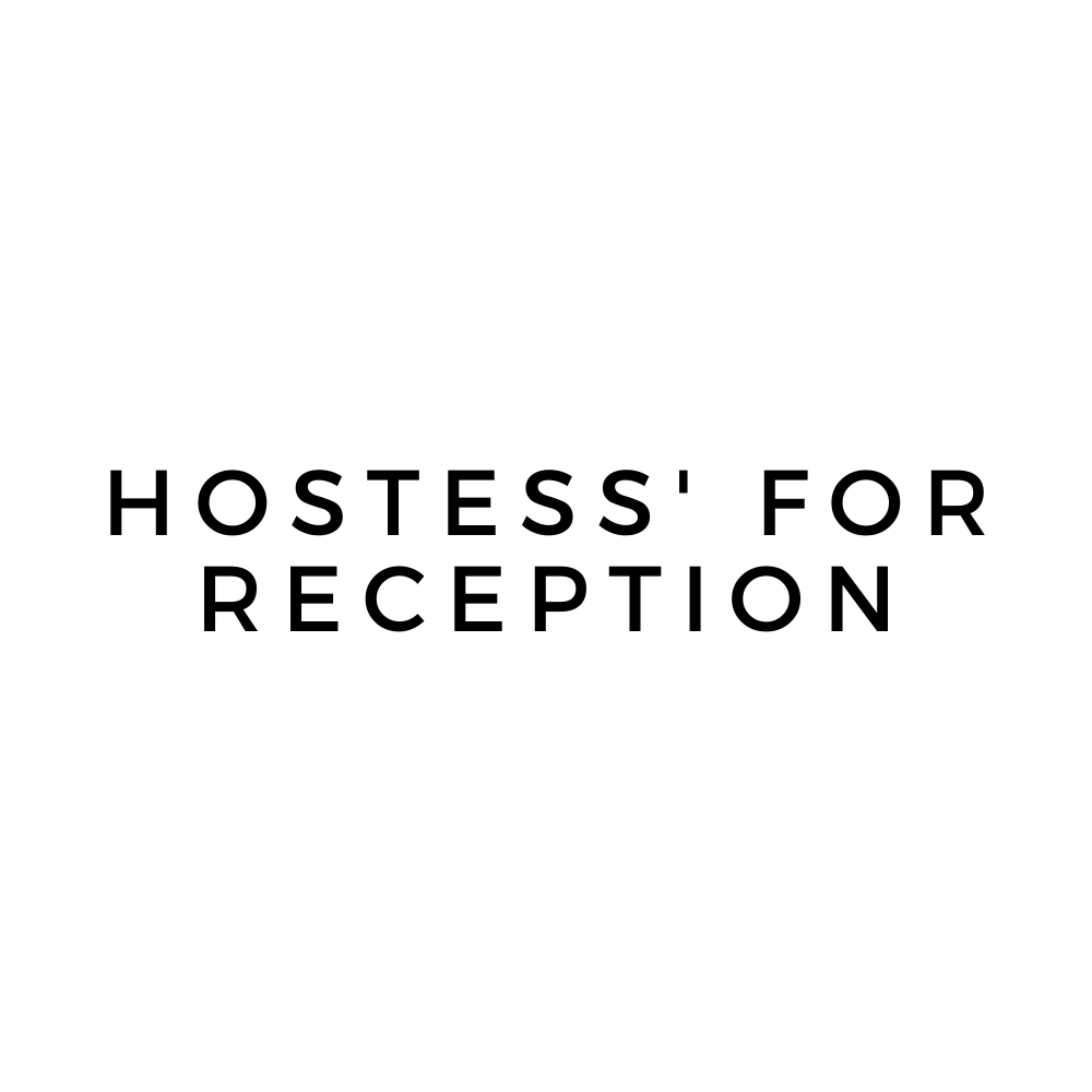 Hostess Staff for Receptions