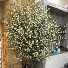 Artificial White Blossom Tree