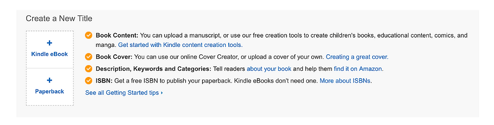 Amazon Da Kendi Kitabinizi Yayinlamak