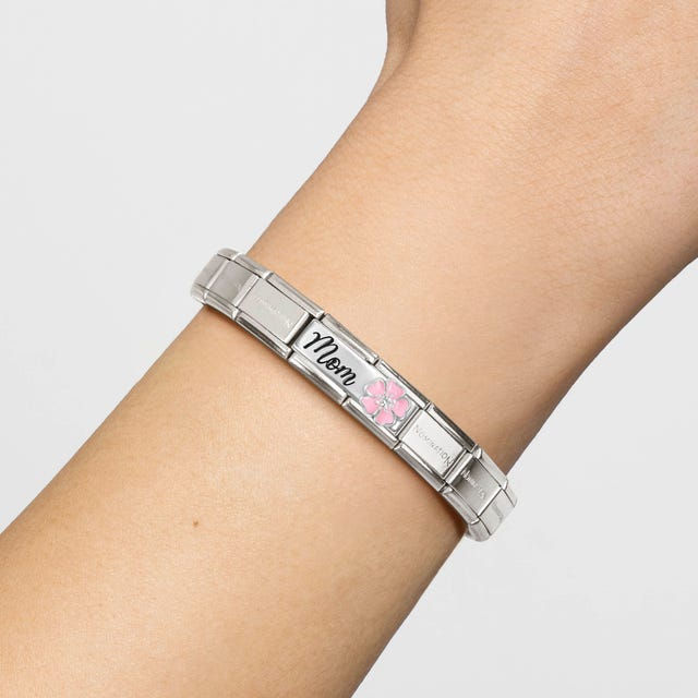 Thumbnail: Charm, Composable® Double Link,MOM Pink Flower