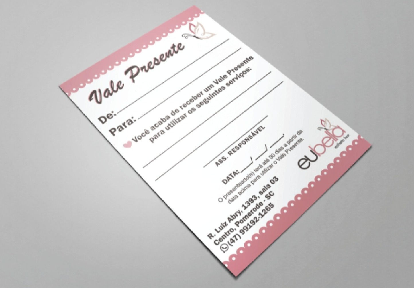 Arte Digital - Vale Presente