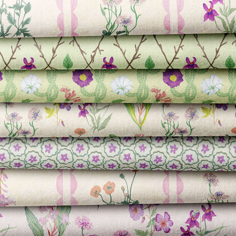 Herbarium Collection Fabric Stack